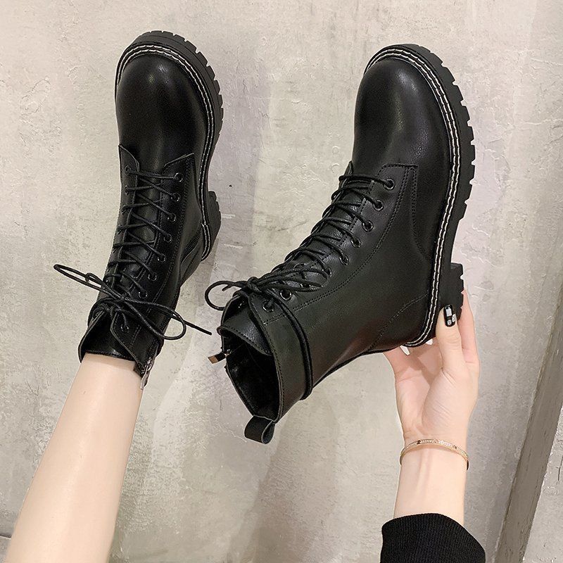 Genuine Leather Wool Snow Boots