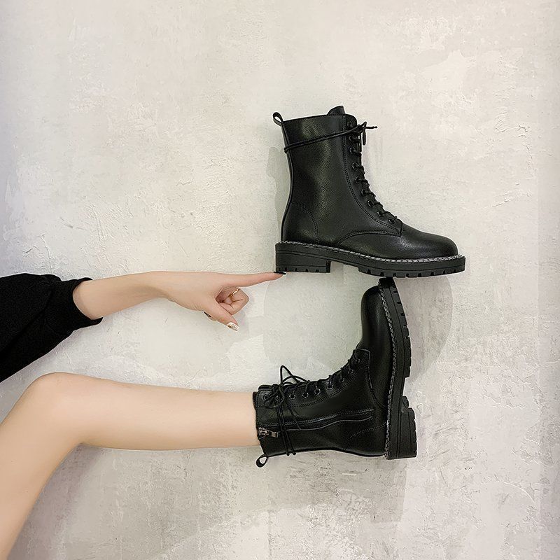 Genuine Leather Wool Snow Boots
