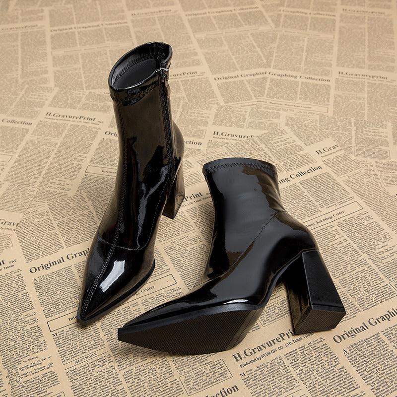 Elegant Chunky Heel