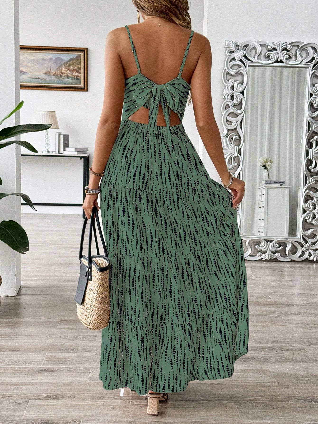 Bohemian Maxi Vacation Dress