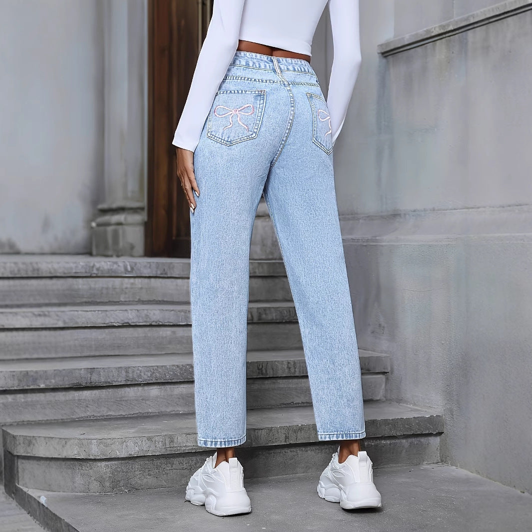 Women's Loose Ripped Jeans