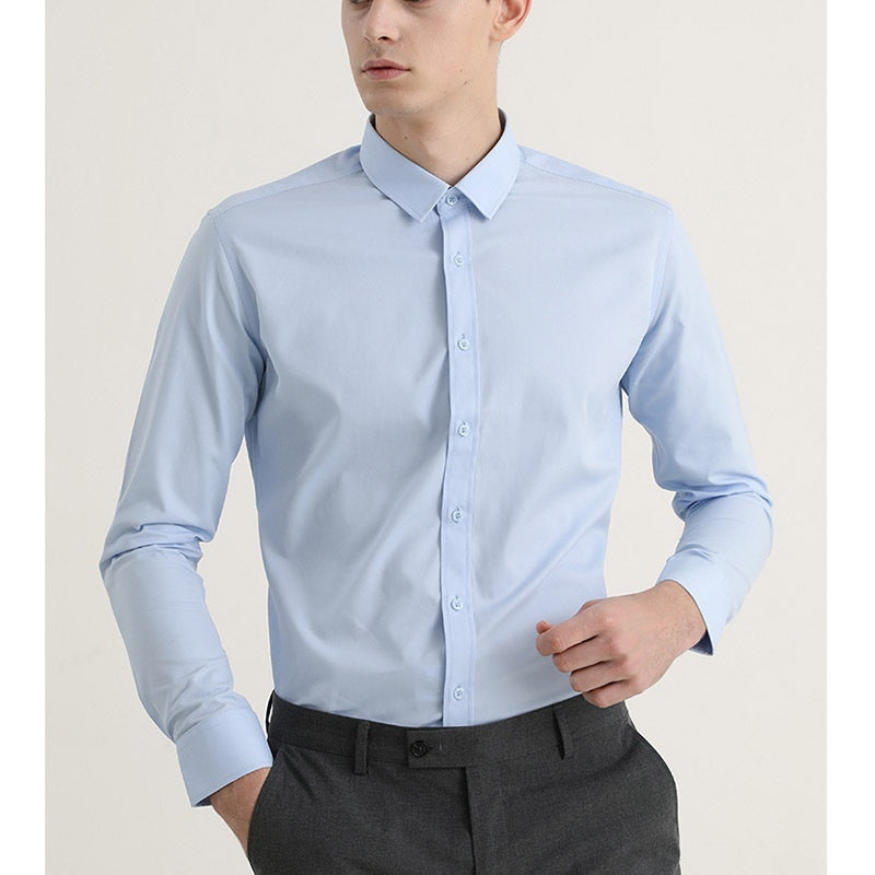 Men's Slim-Fit Iron-Free Shirt