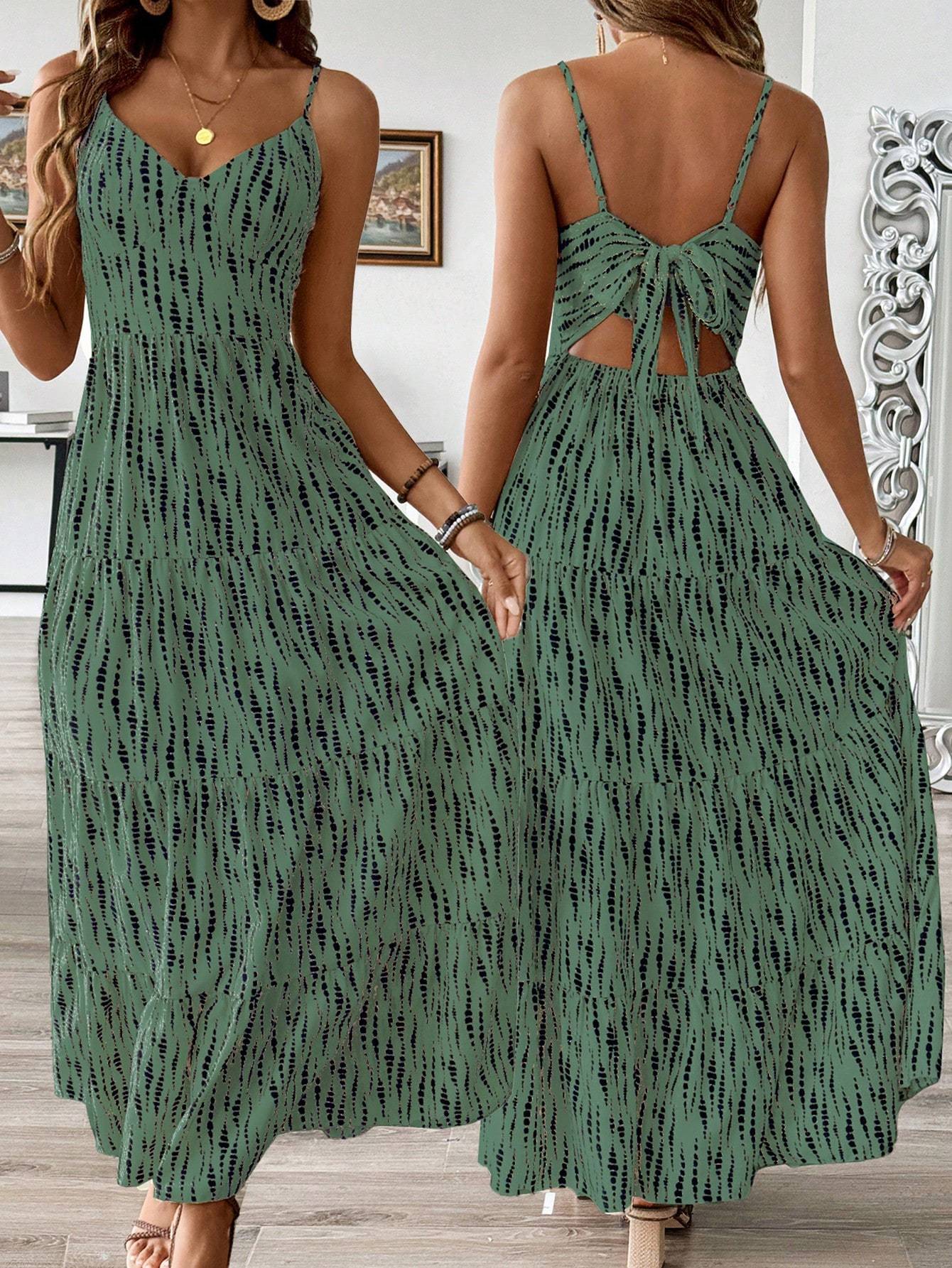Bohemian Maxi Vacation Dress