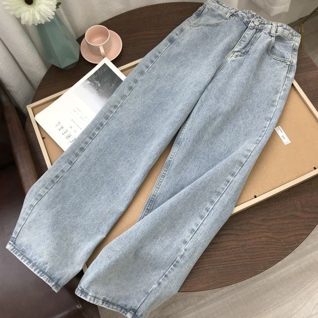 High Waist Stretch Skinny Jeans Blue