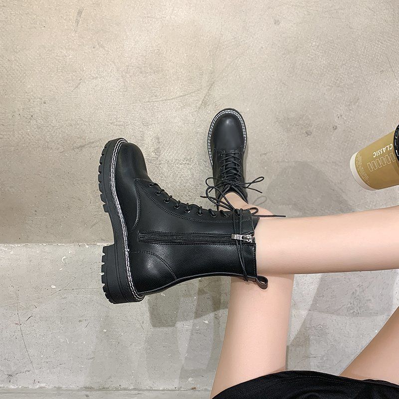 Genuine Leather Wool Snow Boots