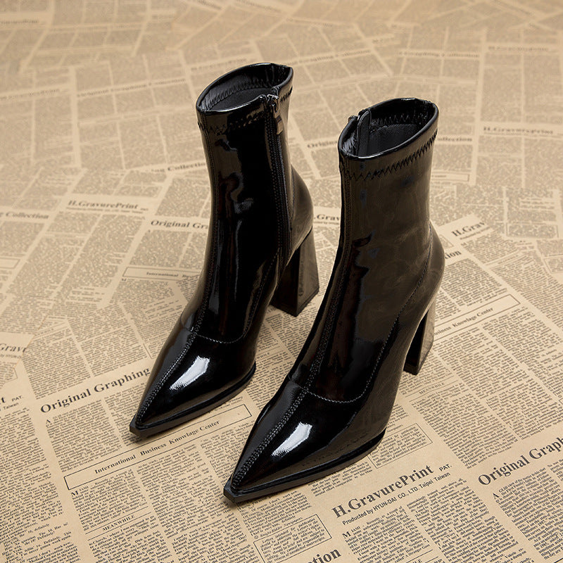 Elegant Chunky Heel