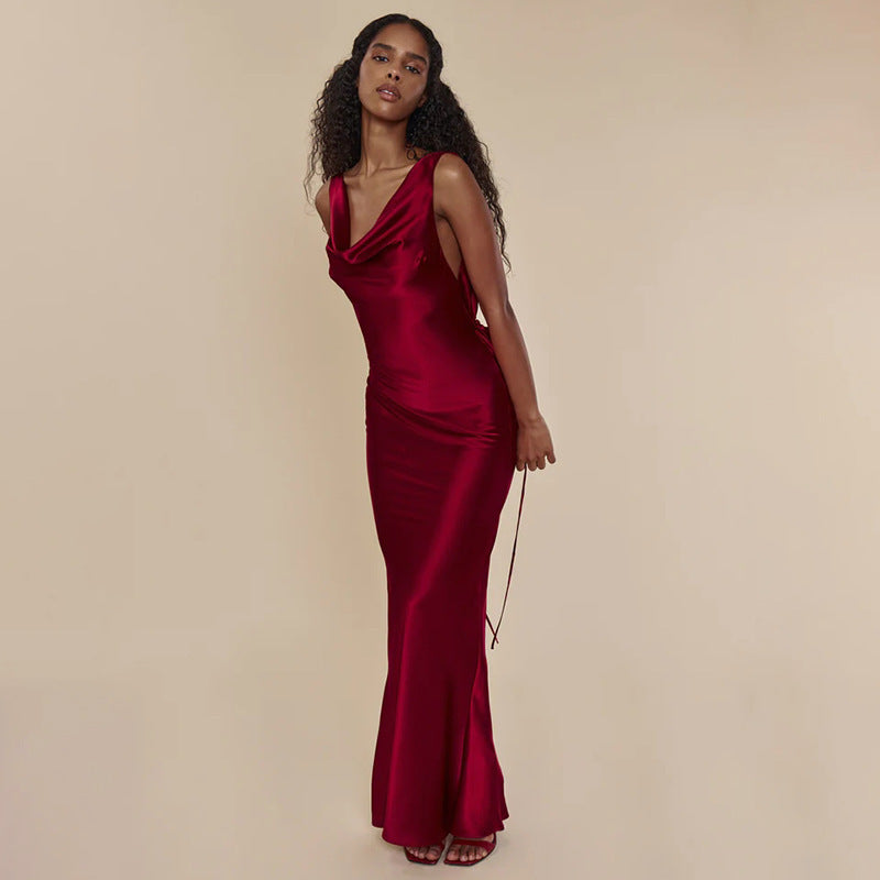 Women's Lace-Up Evening Gown