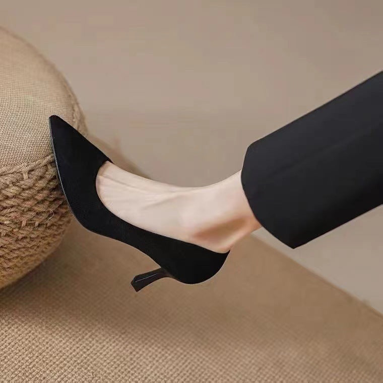 Black High Heel Work Shoes